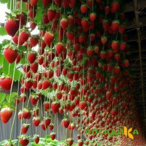 Клубника ампельная Анастасия купить по цене от 370р. в интернет-магазине «Посадика» с доставкой почтой в в Струниное и по всей России – [изображение №1].